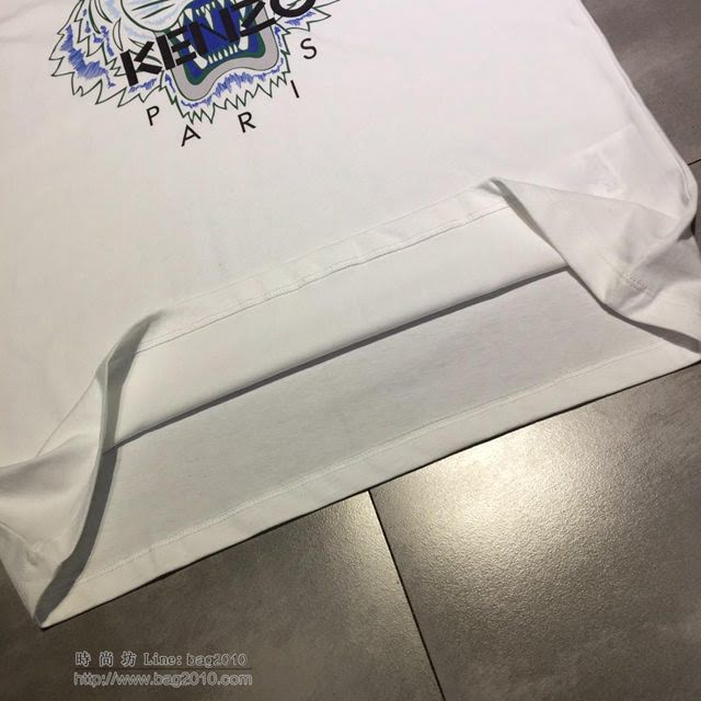 Kenzo短袖衣 2019春夏新款 凱卓男士白色T恤  tzy1668